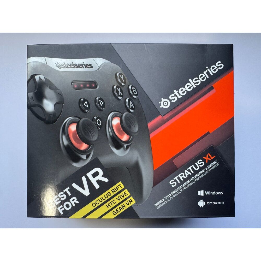 SteelSeries Stratus XL Wireless Gaming Controller w/ Original Box Tested Working